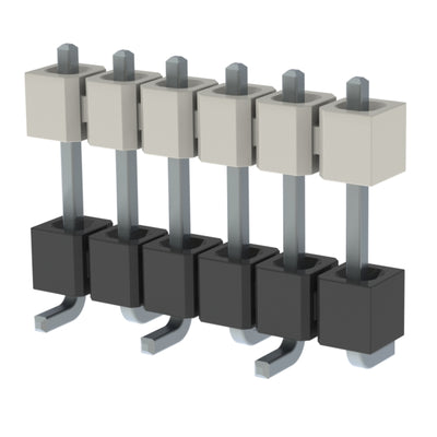 HW-06-08-T-S-400-SM by Samtec Inc. - CONNECTOR HDR 6POS 0.1 STACK SMD TIN