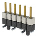 HW-06-08-F-S-250-SM-A by Samtec Inc. - CONNECTOR HDR 6POS 0.1 STACK SMD GOLD