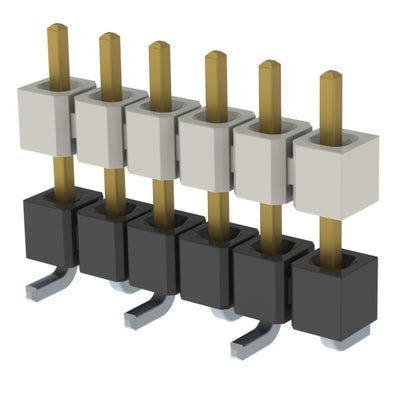 HW-06-17-LM-S-325-SM by Samtec Inc. - CONNECTOR HDR 6POS 0.1 STACK SMD GOLD