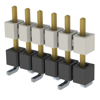 HW-06-17-LM-S-375-SM by Samtec Inc. - CONNECTOR HDR 6POS 0.1 STACK SMD GOLD