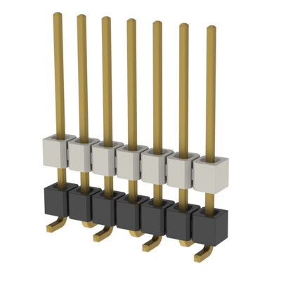 HW-07-10-H-S-325-SM by Samtec Inc. - CONNECTOR HDR 7POS 0.1 STACK SMD GOLD