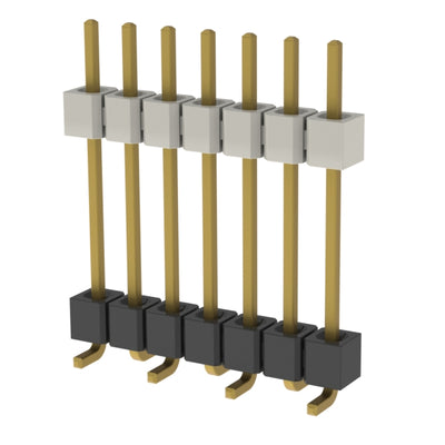 HW-07-10-H-S-675-SM by Samtec Inc. - CONNECTOR HDR 7POS 0.1 STACK SMD GOLD