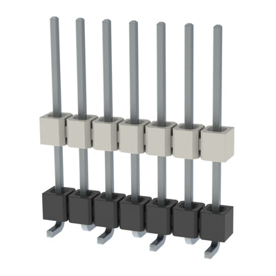 HW-07-10-T-S-475-SM by Samtec Inc. - CONNECTOR HDR 7POS 0.1 STACK SMD TIN