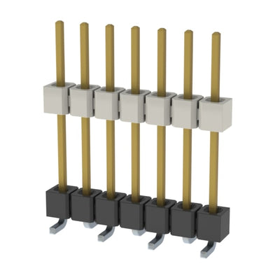 HW-07-10-F-S-540-SM by Samtec Inc. - CONNECTOR HDR 7POS 0.1 STACK SMD GOLD