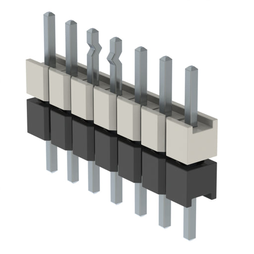 HW-07-16-T-S-205-120-LL by Samtec Inc. - CONNECTOR HDR 7POS 0.1 STACK T/H