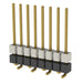 HW-08-10-G-S-250-SM by Samtec Inc. - CONNECTOR HDR 8POS 0.1 STACK SMD GOLD