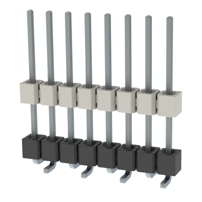 HW-08-10-T-S-475-SM by Samtec Inc. - CONNECTOR HDR 8POS 0.1 STACK SMD TIN