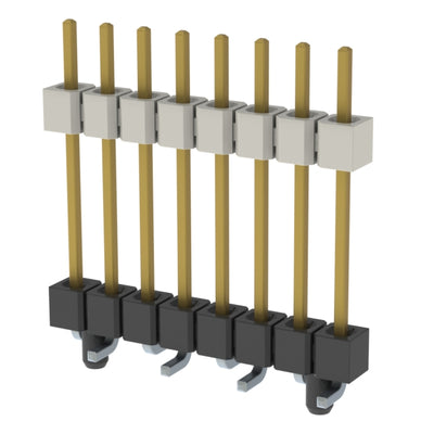 HW-08-10-F-S-500-SM-A by Samtec Inc. - CONNECTOR HDR 8POS 0.1 STACK SMD GOLD