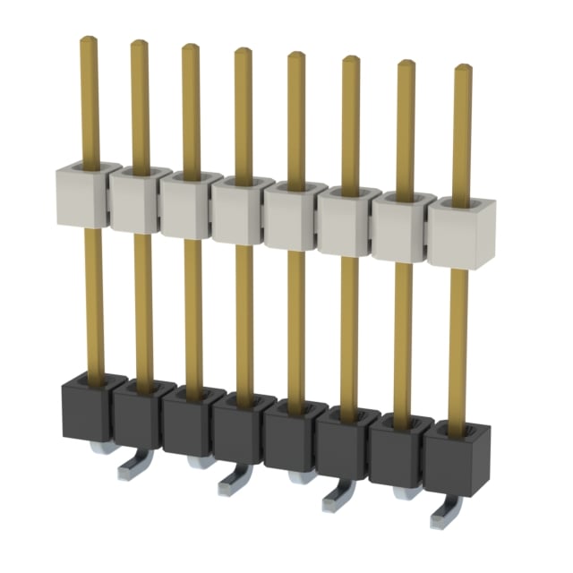 HW-08-10-F-S-530-SM by Samtec Inc. - CONNECTOR HDR 8POS 0.1 STACK SMD GOLD