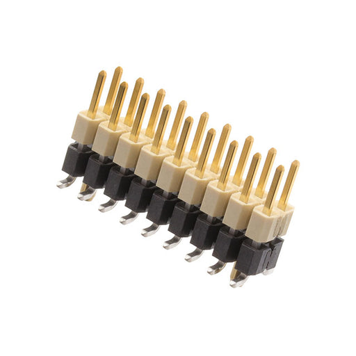 HW-09-08-L-D-285-SM-A by Samtec Inc. - CONNECTOR HDR 18POS 0.1 STACK SMD
