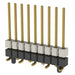 HW-09-10-G-S-250-SM-A by Samtec Inc. - CONNECTOR HDR 9POS 0.1 STACK SMD GOLD