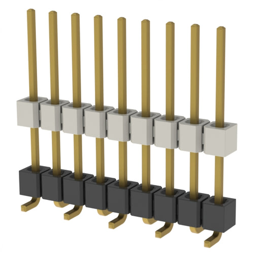 HW-09-10-G-S-450-SM by Samtec Inc. - CONNECTOR HDR 9POS 0.1 STACK SMD GOLD
