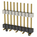 HW-09-10-H-S-500-SM-A by Samtec Inc. - CONNECTOR HDR 9POS 0.1 STACK SMD GOLD