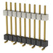 HW-09-10-G-S-600-SM by Samtec Inc. - CONNECTOR HDR 9POS 0.1 STACK SMD GOLD