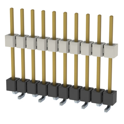 HW-10-10-F-S-500-SM by Samtec Inc. - CONNECTOR HDR 10POS 0.1 STACK SMD
