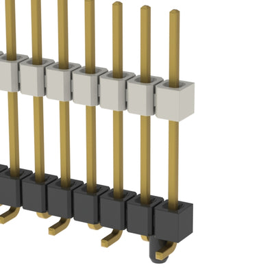 HW-14-10-H-S-500-SM-A by Samtec Inc. - CONNECTOR HDR 14POS 0.1 STACK SMD