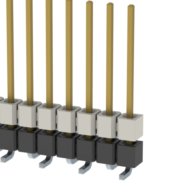 HW-15-10-L-S-250-SM by Samtec Inc. - CONNECTOR HDR 15POS 0.1 STACK SMD