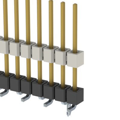 HW-15-10-F-S-470-SM-LC by Samtec Inc. - CONNECTOR HDR 15POS 0.1 STACK SMD