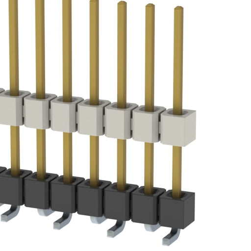 HW-17-10-F-S-490-SM by Samtec Inc. - CONNECTOR HDR 17POS 0.1 STACK SMD