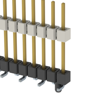 HW-10-10-L-S-515-SM-A by Samtec Inc. - CONNECTOR HDR 10POS 0.1 STACK SMD