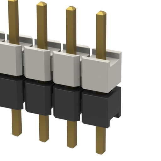 HW-16-07-G-S-200-150 by Samtec Inc. - CONNECTOR HDR 16POS 0.1 STACK T/H