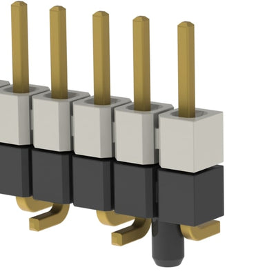 HW-20-17-G-S-275-SM-A by Samtec Inc. - CONNECTOR HDR 20POS 0.1 STACK SMD