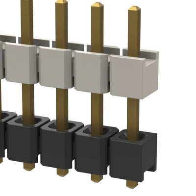 HW-14-08-G-S-375-090 by Samtec Inc. - CONNECTOR HDR 14POS 0.1 STACK T/H