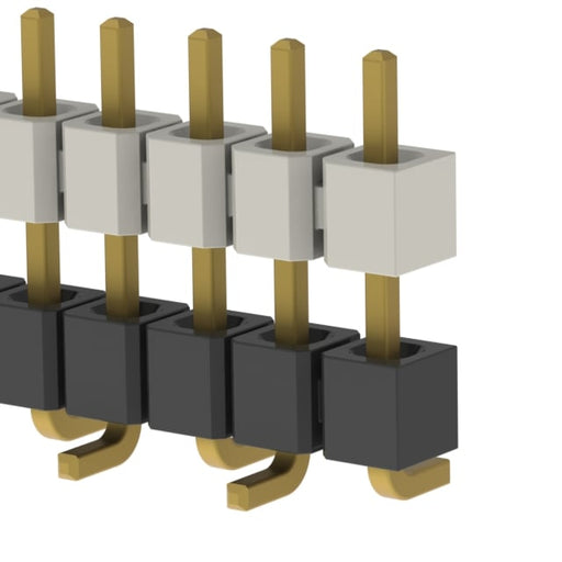 HW-09-17-G-S-350-SM by Samtec Inc. - CONNECTOR HDR 9POS 0.1 STACK SMD GOLD