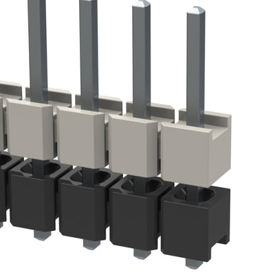 HW-23-08-T-S-250-055 by Samtec Inc. - CONNECTOR HDR 23POS 0.1 STACK T/H