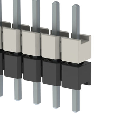 HW-16-08-TM-S-264-133 by Samtec Inc. - CONNECTOR HDR 16POS 0.1 STACK T/H