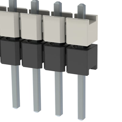 HW-12-08-T-S-200-230 by Samtec Inc. - CONNECTOR HDR 12POS 0.1 STACK T/H