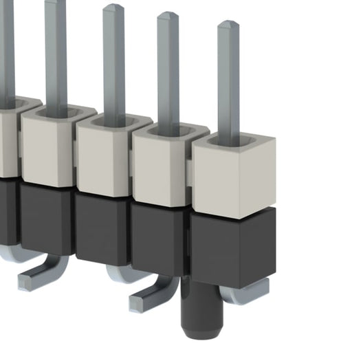 HW-10-16-T-S-250-SM-A-TR by Samtec Inc. - CONNECTOR HDR 10POS 0.1 STACK SMD TIN