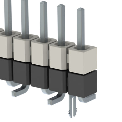 HW-14-08-T-S-286-SM-LC by Samtec Inc. - CONNECTOR HDR 14POS 0.1 STACK SMD TIN