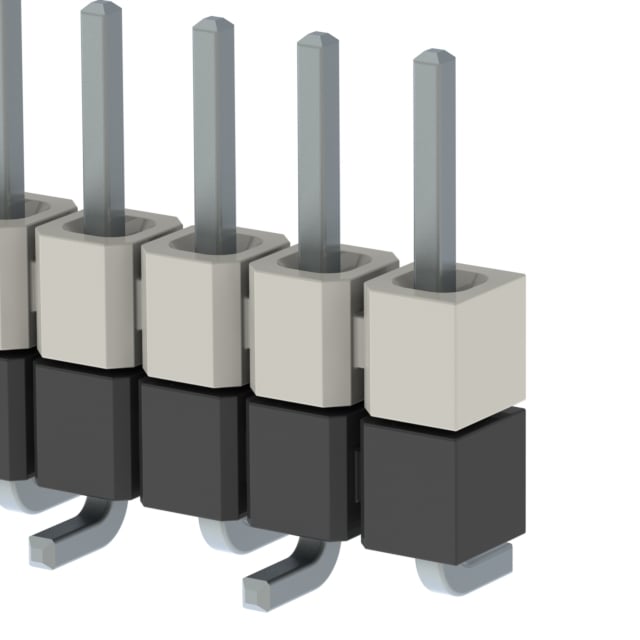 HW-07-16-T-S-255-SM by Samtec Inc. - CONNECTOR BRD STACK .100"" 7POS