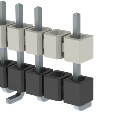HW-07-08-T-S-350-SM-002 by Samtec Inc. - CONNECTOR HDR 7POS 0.1 STACK SMD TIN