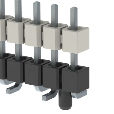 HW-14-17-T-S-300-SM-A by Samtec Inc. - CONNECTOR HDR 14POS 0.1 STACK SMD TIN