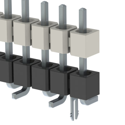 HW-12-08-T-S-370-SM-LC by Samtec Inc. - CONNECTOR HDR 12POS 0.1 STACK SMD TIN