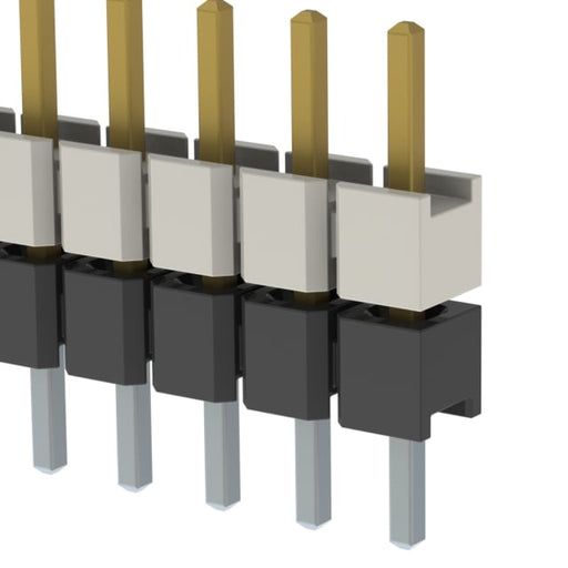 HW-09-07-F-S-200-110 by Samtec Inc. - CONNECTOR HDR 9POS 0.1 STACK T/H