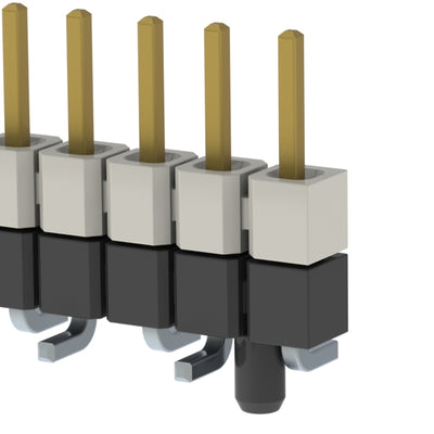 HW-08-08-F-S-250-SM-A by Samtec Inc. - CONNECTOR HDR 8POS 0.1 STACK SMD GOLD