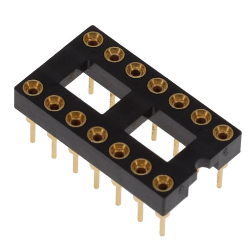 ICA-314-SGG by Samtec Inc. - CONNECTOR IC DIP SOCKET 14POS GOLD