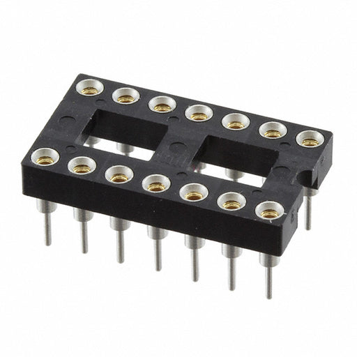 ICA-314-SGT by Samtec Inc. - CONNECTOR IC DIP SOCKET 14POS GOLD
