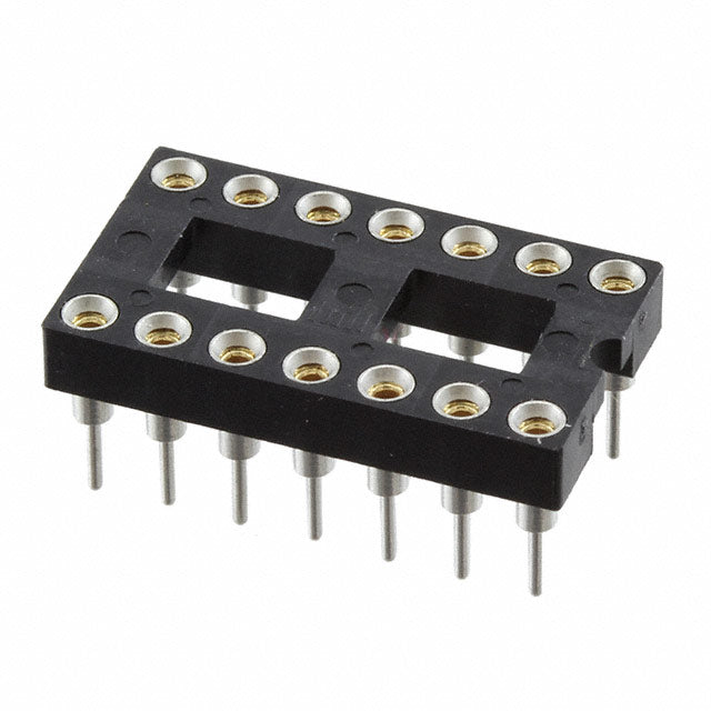 ICA-314-SGT by Samtec Inc. - CONNECTOR IC DIP SOCKET 14POS GOLD
