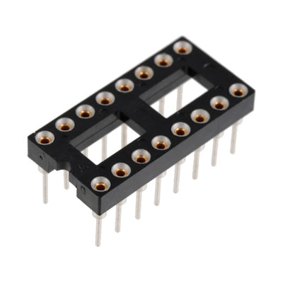 ICA-316-ZAGT by Samtec Inc. - CONNECTOR IC DIP SOCKET 16POS GOLD