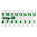 ID-16-100 by Jonard Tools - CONNECTOR SOCKET LABEL FOR IC SOCKETS