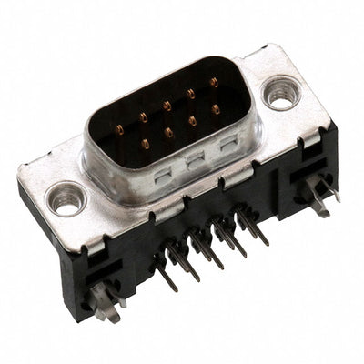 ID09P33E4GX00LF by Amphenol ICC (FCI) - CONNECTOR D-SUB PLUG 9POS R/A SLDR