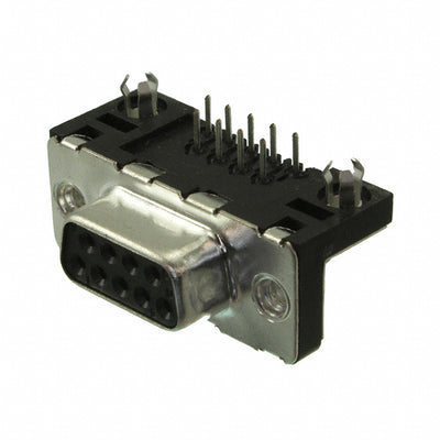 ID09S33E4GX00LF by Amphenol ICC (FCI) - CONNECTOR D-SUB RCPT 9POS R/A SLDR