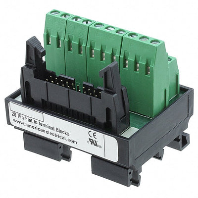 LIDC-20-M by American Electrical Inc. - INTERFACE MOD HDR 20POS 14-22AWG