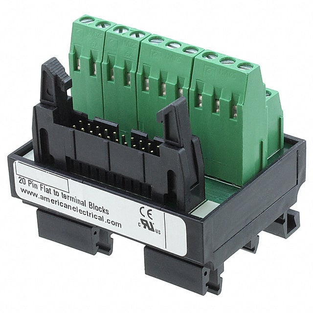 LIDC-20-M by American Electrical Inc. - INTERFACE MOD HDR 20POS 14-22AWG