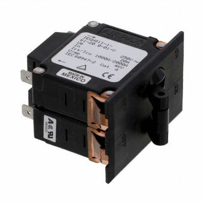 IEGHS11-1-61-20.0-01-V by Sensata-Airpax - CIR BRKR MAG-HYDR LEVER 20A