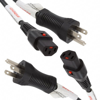 IL13-US2-SJT-3100-183 by Schaffner EMC Inc. - CORD 18AWG NEMA5-15P - IEC320 6